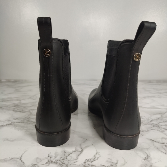 Sam Edelman Tinsley Matte Black Rain Boots Size 7 - Picture 2 of 10